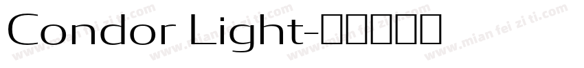 Condor Light字体转换